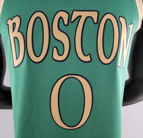 2020 Tatum #0 Boston Celtics City Edition Green NBA Jersey - Image 9