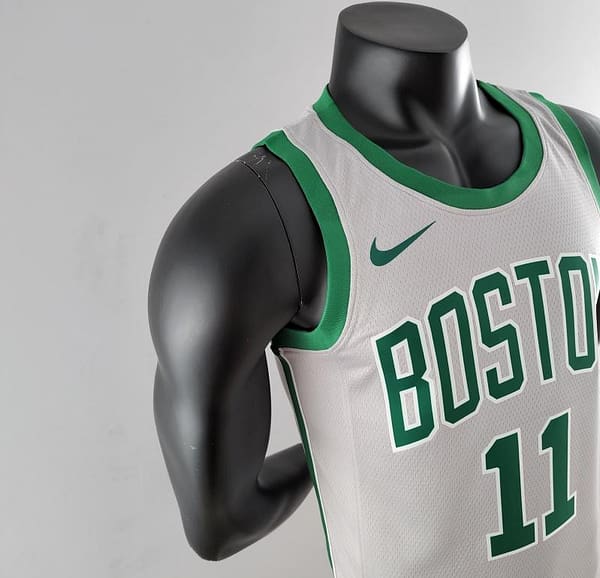 IRVING#11 Boston Celtics Grey NBA Jersey - Image 7