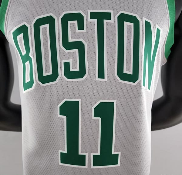 IRVING#11 Boston Celtics Grey NBA Jersey - Image 10
