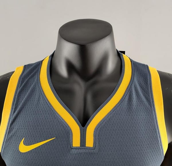 2018 DURANT #35 Golden State Warriors Grey NBA Jersey - Image 7
