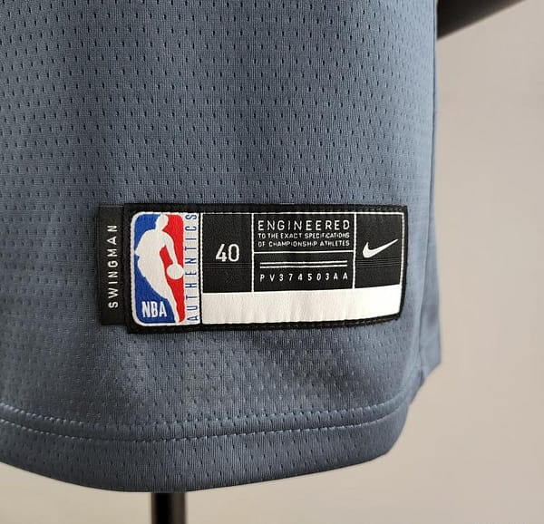 2018 DURANT #35 Golden State Warriors Grey NBA Jersey - Image 9