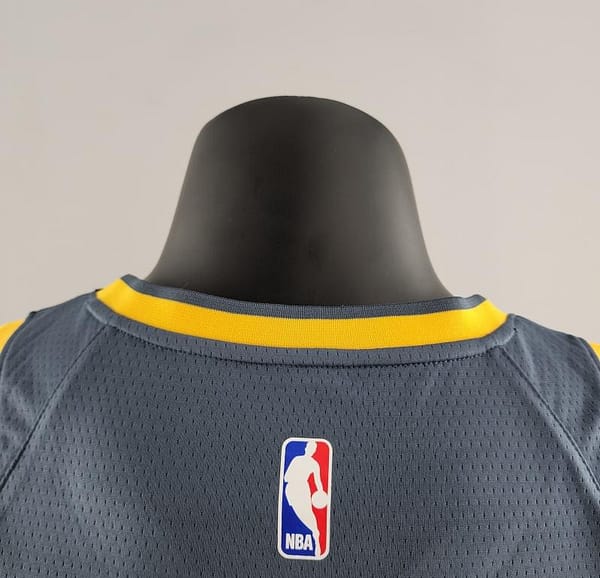 2018 WIGGINS #22 Golden State Warriors Grey NBA Jersey - Image 8