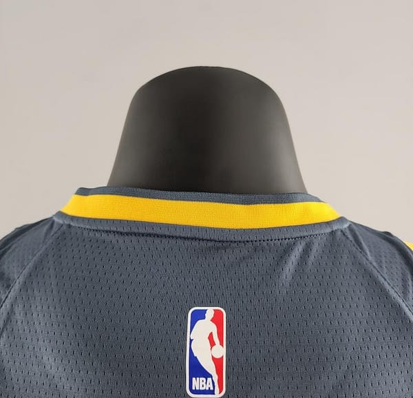 2018 Curry#30 Golden State Warriors Grey NBA Jersey - Image 4