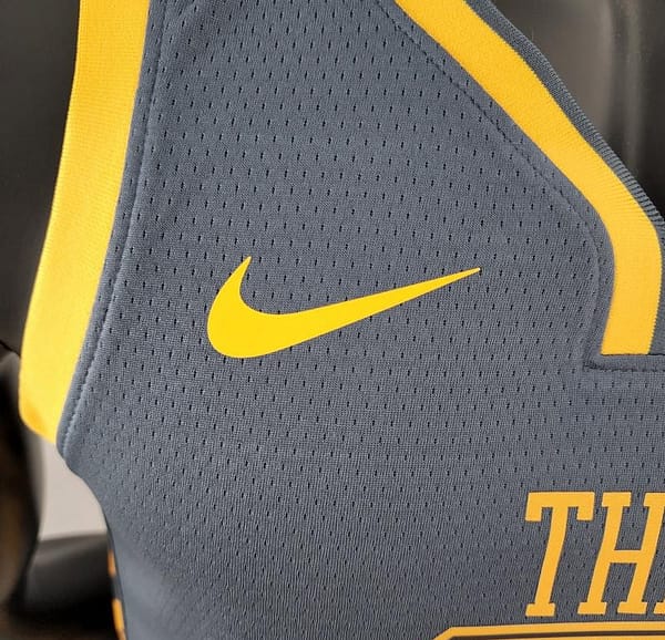 2018 Curry#30 Golden State Warriors Grey NBA Jersey - Image 8