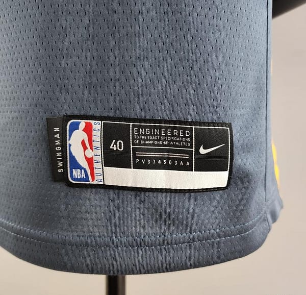 2018 KUMINGA#00 Golden State Warriors Grey NBA Jersey - Image 2