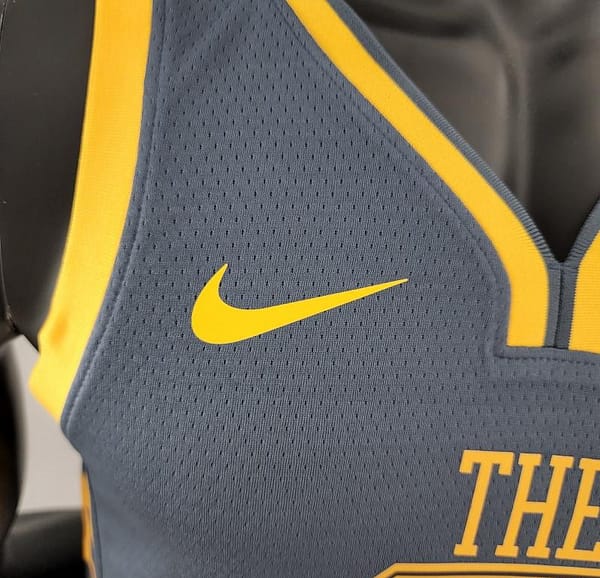 2018 KUMINGA#00 Golden State Warriors Grey NBA Jersey - Image 5