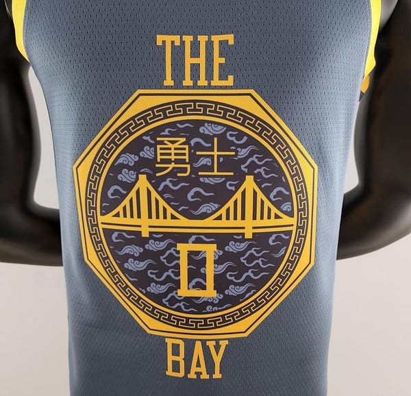 2018 PAYTON II#0 Golden State Warriors Grey NBA Jersey - Image 7