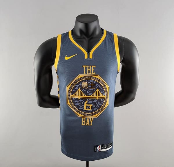 2018 YOUNG #6 Golden State Warriors Grey NBA Jersey