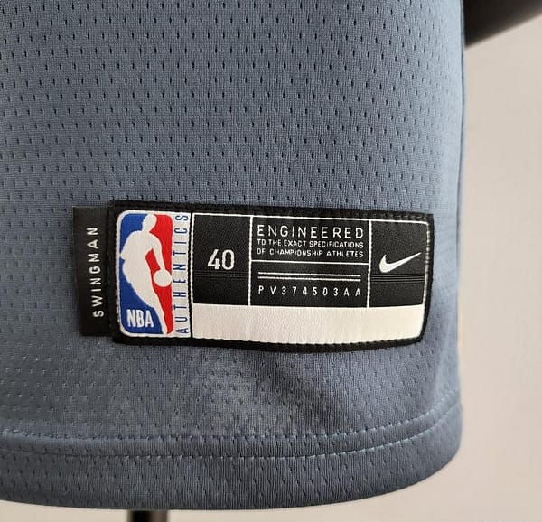 2018 YOUNG #6 Golden State Warriors Grey NBA Jersey - Image 3