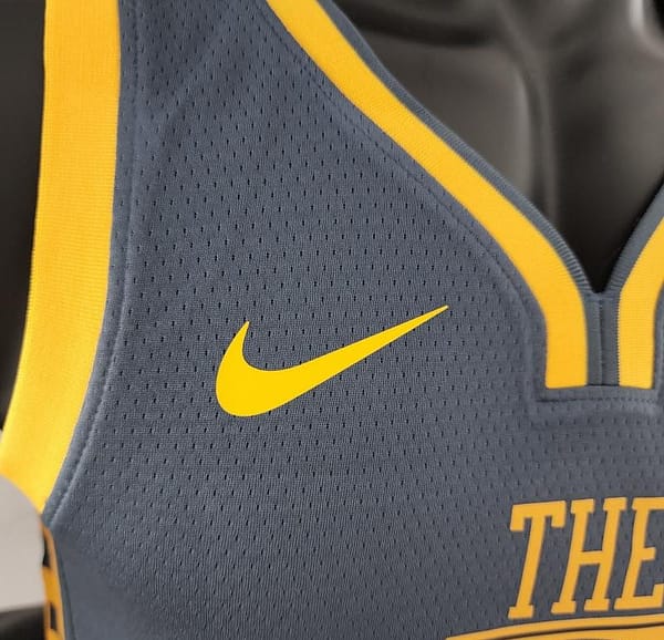 2018 YOUNG #6 Golden State Warriors Grey NBA Jersey - Image 5