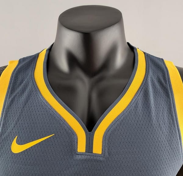 2018 YOUNG #6 Golden State Warriors Grey NBA Jersey - Image 6