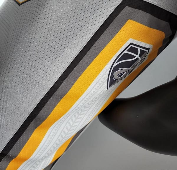 2018 JAMES #23 Cleveland Cavaliers Grey NBA Jersey - Image 6