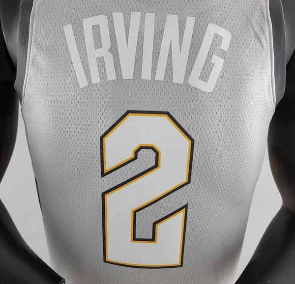 2018 Irving #2 Cleveland Cavaliers Grey NBA Jersey - Image 8