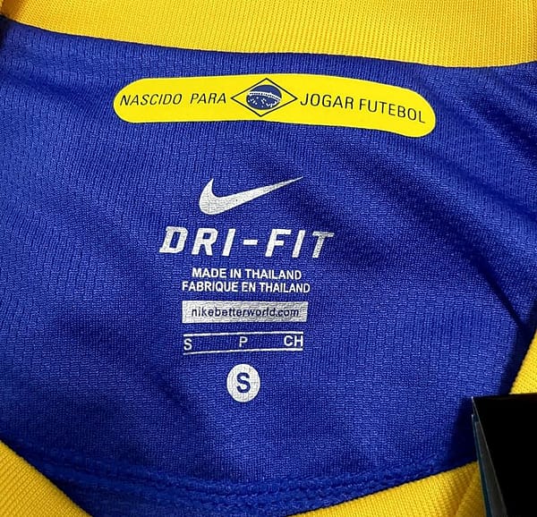 Retro 2010 Brazil Away Soccer Jersey - Image 2
