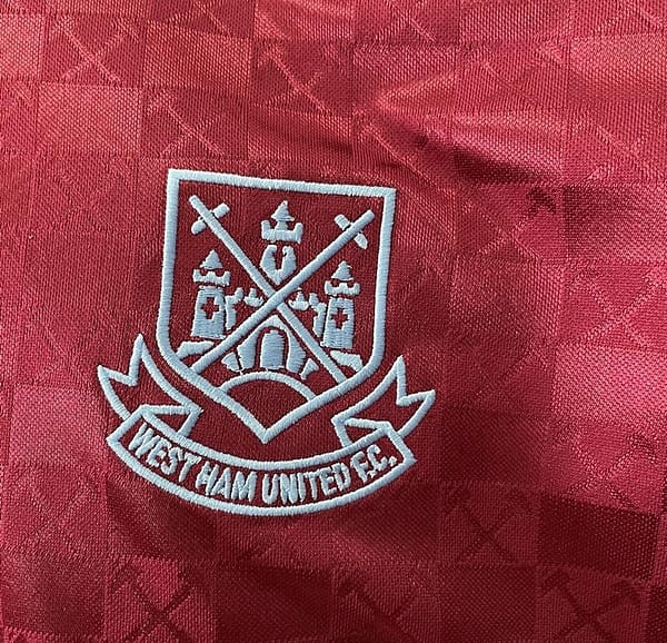 Retro 89/90 West Ham home Soccer Jersey - Image 10
