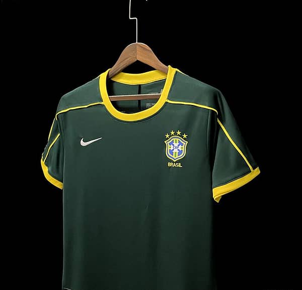 Retro 1998 Brazilian Goalkeeper  Jersey - Image 5