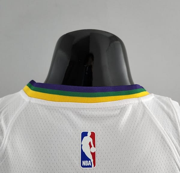 2018 New Orleans Pelicans WLLIAMSIN#1 Urban Edition White NBA Jersey - Image 7