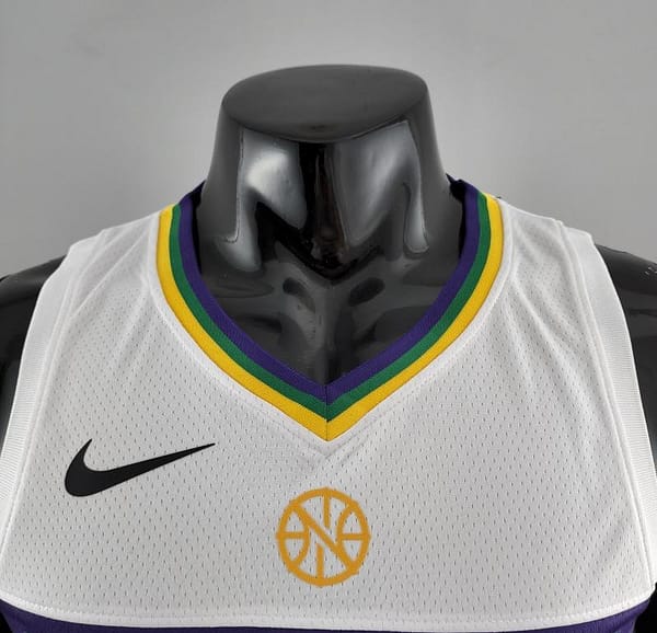 2018 New Orleans Pelicans INGRAM #14 Urban Edition White NBA Jersey - Image 5