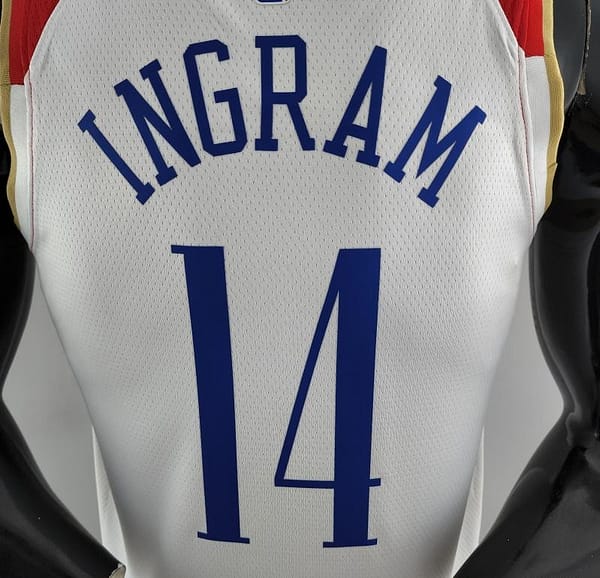2020 New Orleans Pelicans Ingram #14 Urban Edition NBA Jersey - Image 8