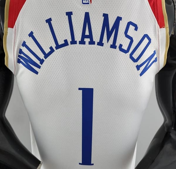 2020 New Orleans Pelicans WLLIAMSIN#1 Urban Edition NBA Jersey - Image 4