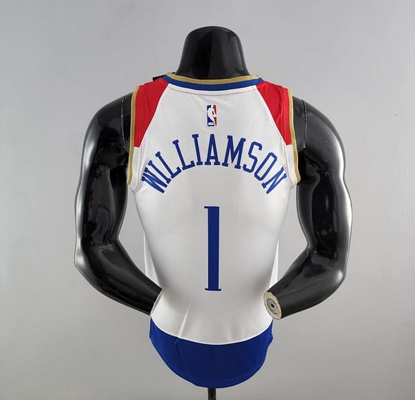 2020 New Orleans Pelicans WLLIAMSIN#1 Urban Edition NBA Jersey - Image 5