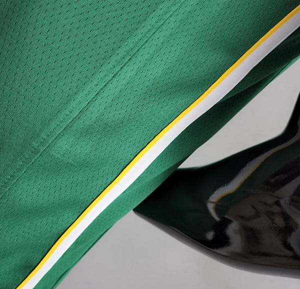 Boston Celtics Tatum #0 Green Gold NBA Jersey - Image 5