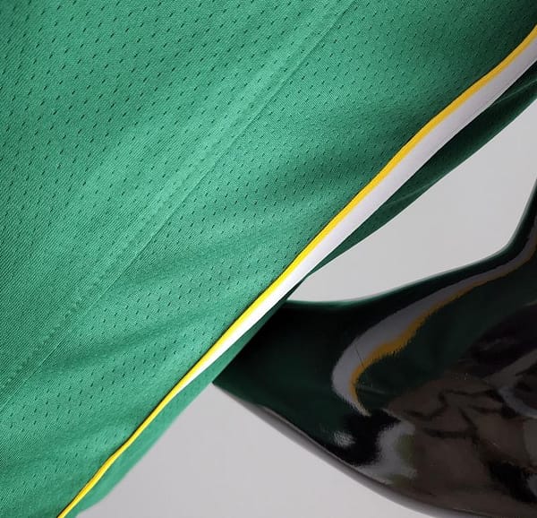 Boston Celtics BROWN#7 Green Gold NBA Jersey - Image 3