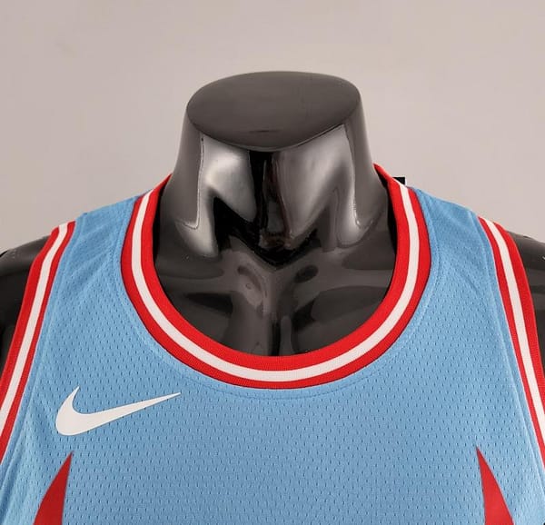 Chicago Bulls LAVINE #8 Blue NBA Jersey - Image 5