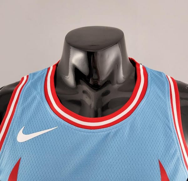 Chicago Bulls ROSE#1 Blue NBA Jersey - Image 5