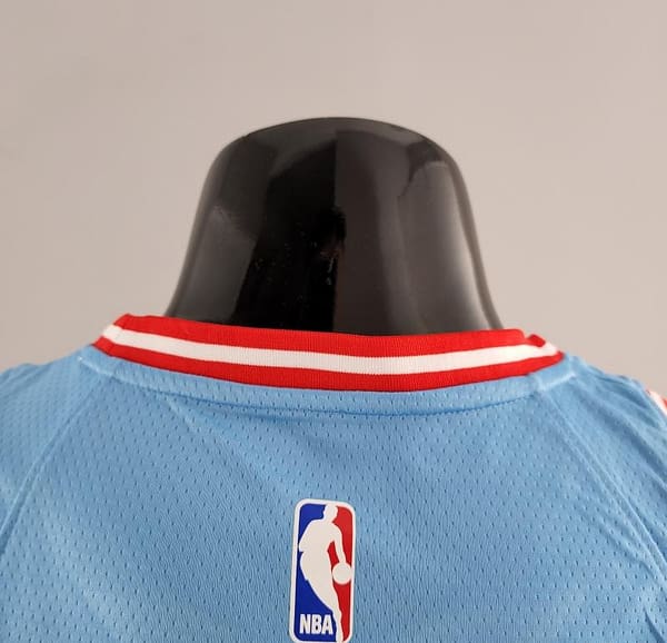 Chicago Bulls ROSE#1 Blue NBA Jersey - Image 7