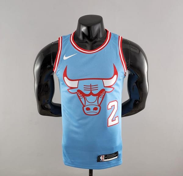 Chicago Bulls BALL#2 Blue NBA Jersey