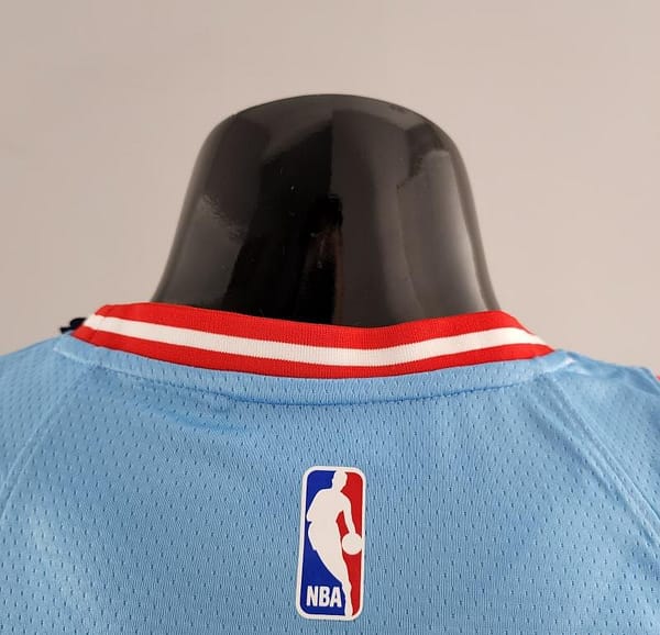 Chicago Bulls BALL#2 Blue NBA Jersey - Image 2
