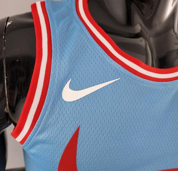 Chicago Bulls BALL#2 Blue NBA Jersey - Image 6