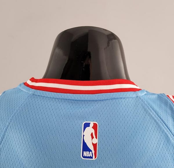 Chicago Bulls JORDAN#23 Blue NBA Jersey - Image 7