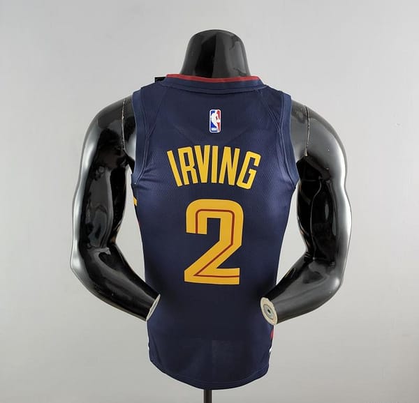 Cleveland Cavaliers Irving #2 Striped NBA Jersey - Image 3