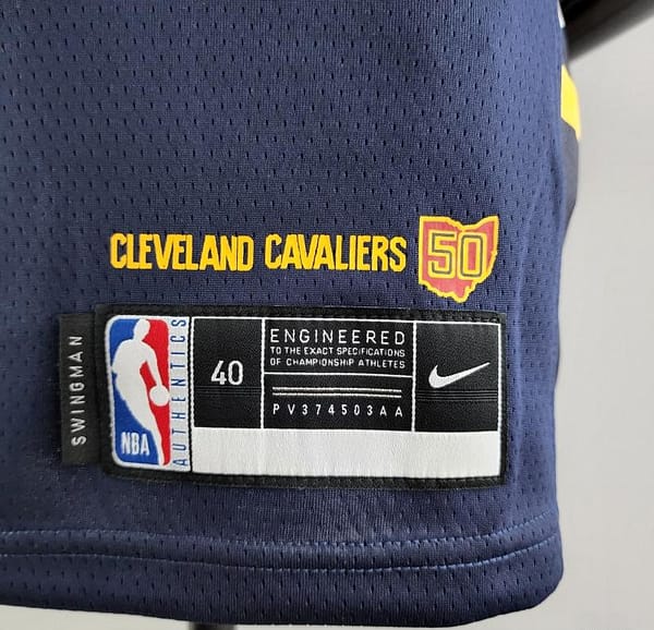 Cleveland Cavaliers Irving #2 Striped NBA Jersey - Image 4