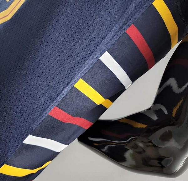 Cleveland Cavaliers Irving #2 Striped NBA Jersey - Image 5