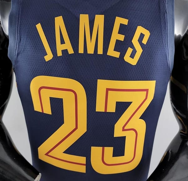 Cleveland Cavaliers JAMES #23 Striped NBA Jersey - Image 4