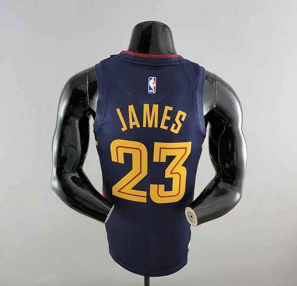 Cleveland Cavaliers JAMES #23 Striped NBA Jersey - Image 5