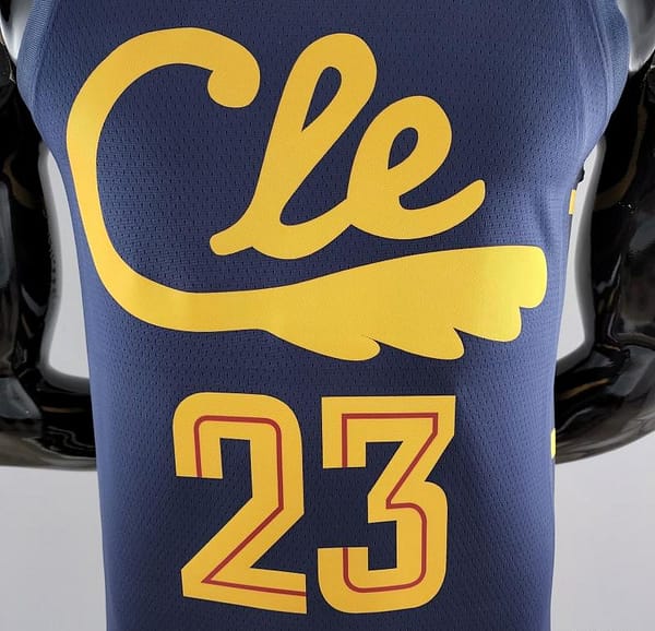 Cleveland Cavaliers JAMES #23 Striped NBA Jersey - Image 9