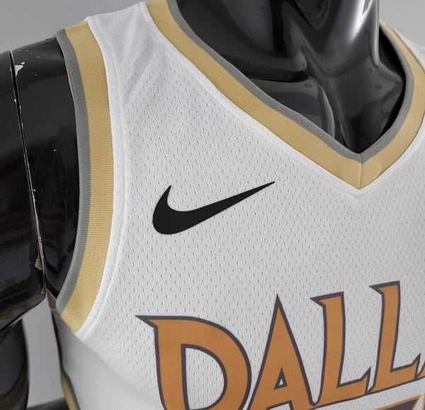 2020 Dallas Mavericks DONCIC#77 City Edition White NBA Jersey - Image 8