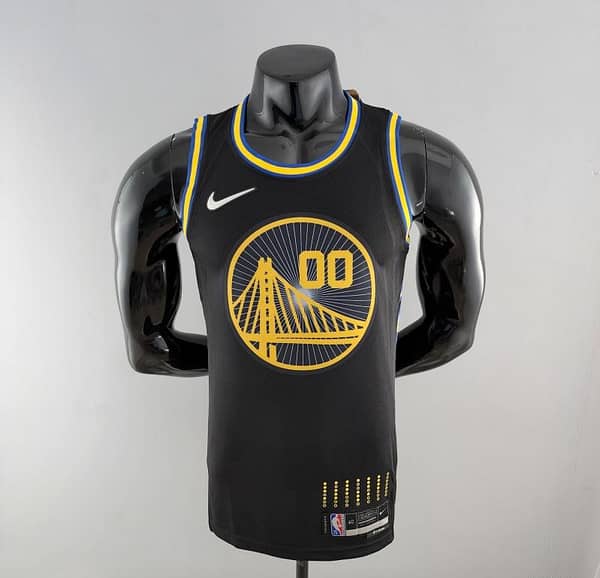2022 75th Anniversary KUMINGA #00 Warriors City Edition Black NBA Jersey
