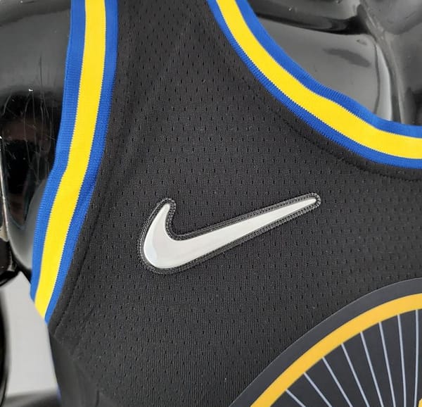 2022 75th Anniversary KUMINGA #00 Warriors City Edition Black NBA Jersey - Image 5