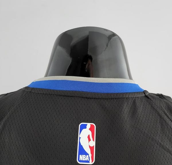 2020 KUMINGA#00 Warriors City Edition Black And Grey NBA Jersey - Image 4