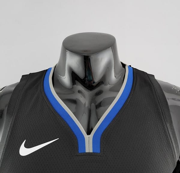 2020 Curry#30 Warriors City Edition Black And Grey NBA Jersey - Image 6