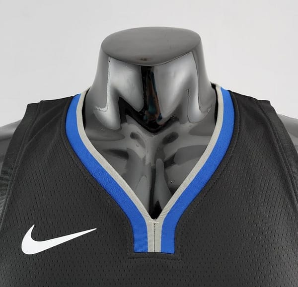 2020 WIGGINS #22 Warriors City Edition Black And Grey NBA Jersey - Image 6