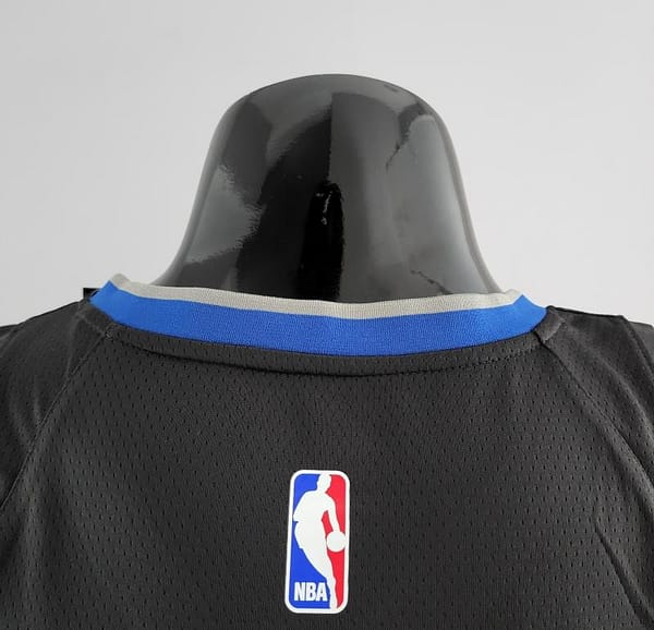 2020 WIGGINS #22 Warriors City Edition Black And Grey NBA Jersey - Image 8