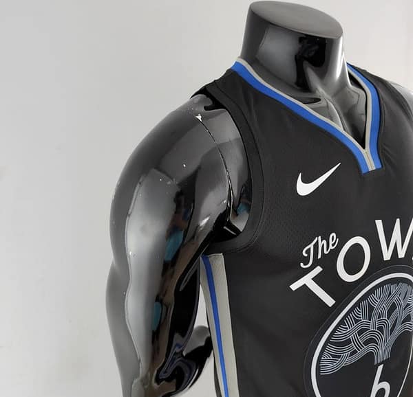 2020 YOUNG #6 Warriors City Edition Black And Grey NBA Jersey - Image 7