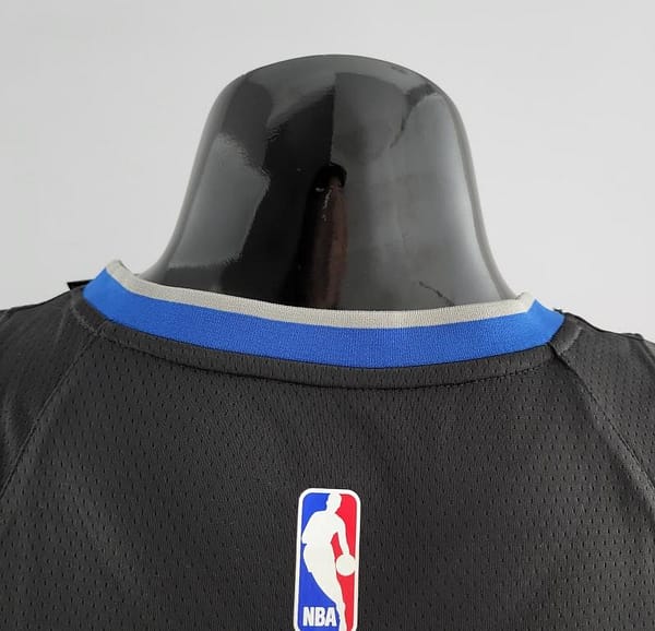 2020 THOMPSON #11 Warriors City Edition Black & Grey NBA Jersey - Image 2