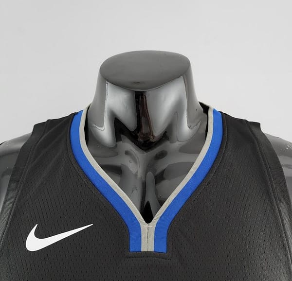 2020 THOMPSON #11 Warriors City Edition Black & Grey NBA Jersey - Image 9